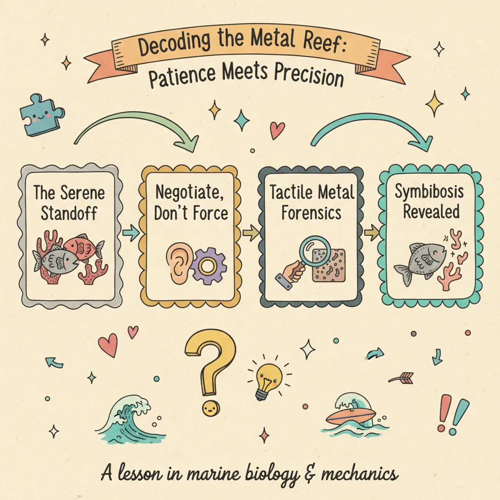 The Cast Reef: Where Gold Fish Swim a Silver Coral Puzzle