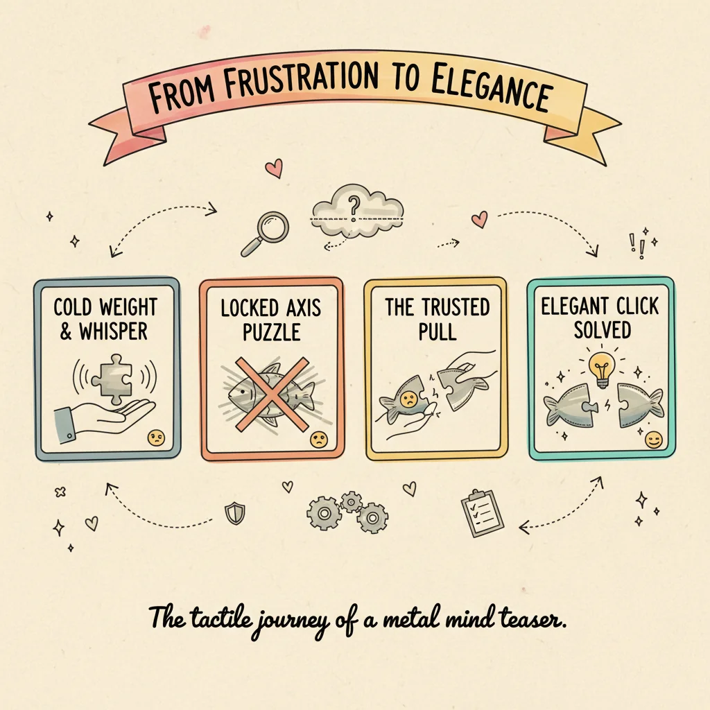 The Gold Silver Double Fish Metal Puzzle: A 45-Gram Mind Game