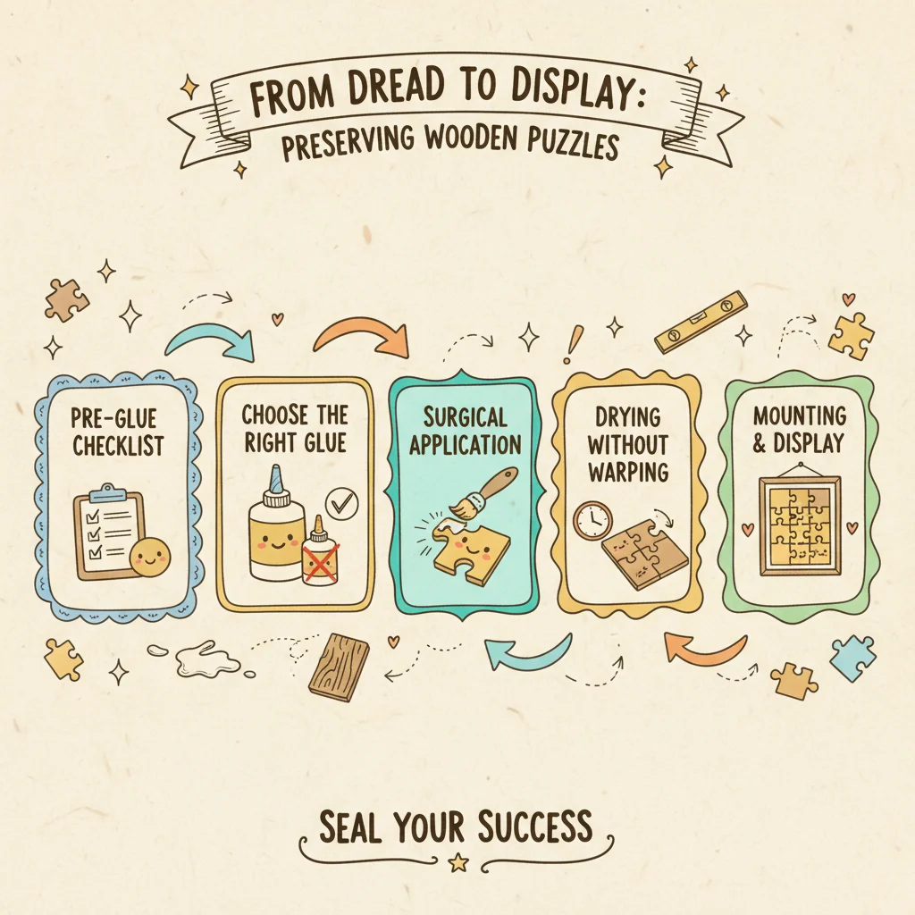 The Art of Permanence: How to Glue a Wooden Puzzle Without Warping or Regret