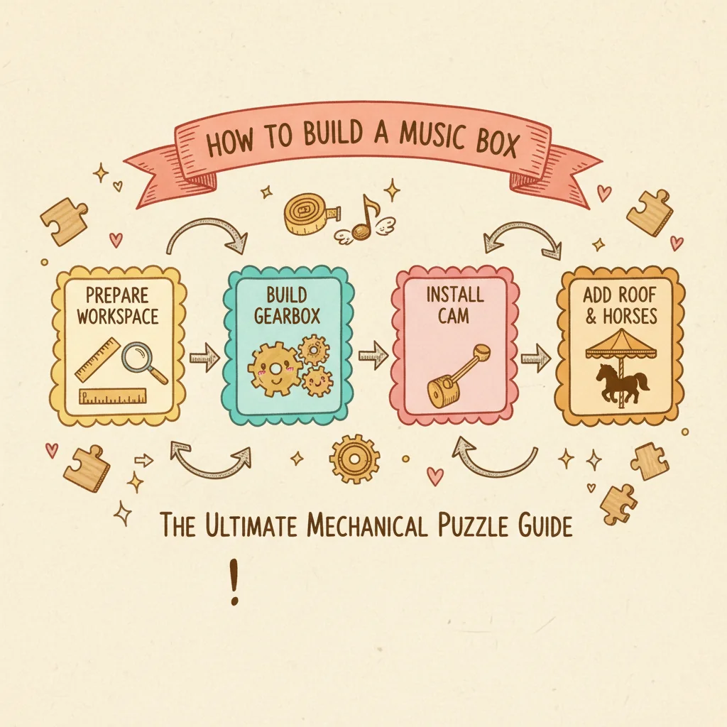 How to Solve the 3D Wooden Carousel Music Box (Without Losing Your Mind)
