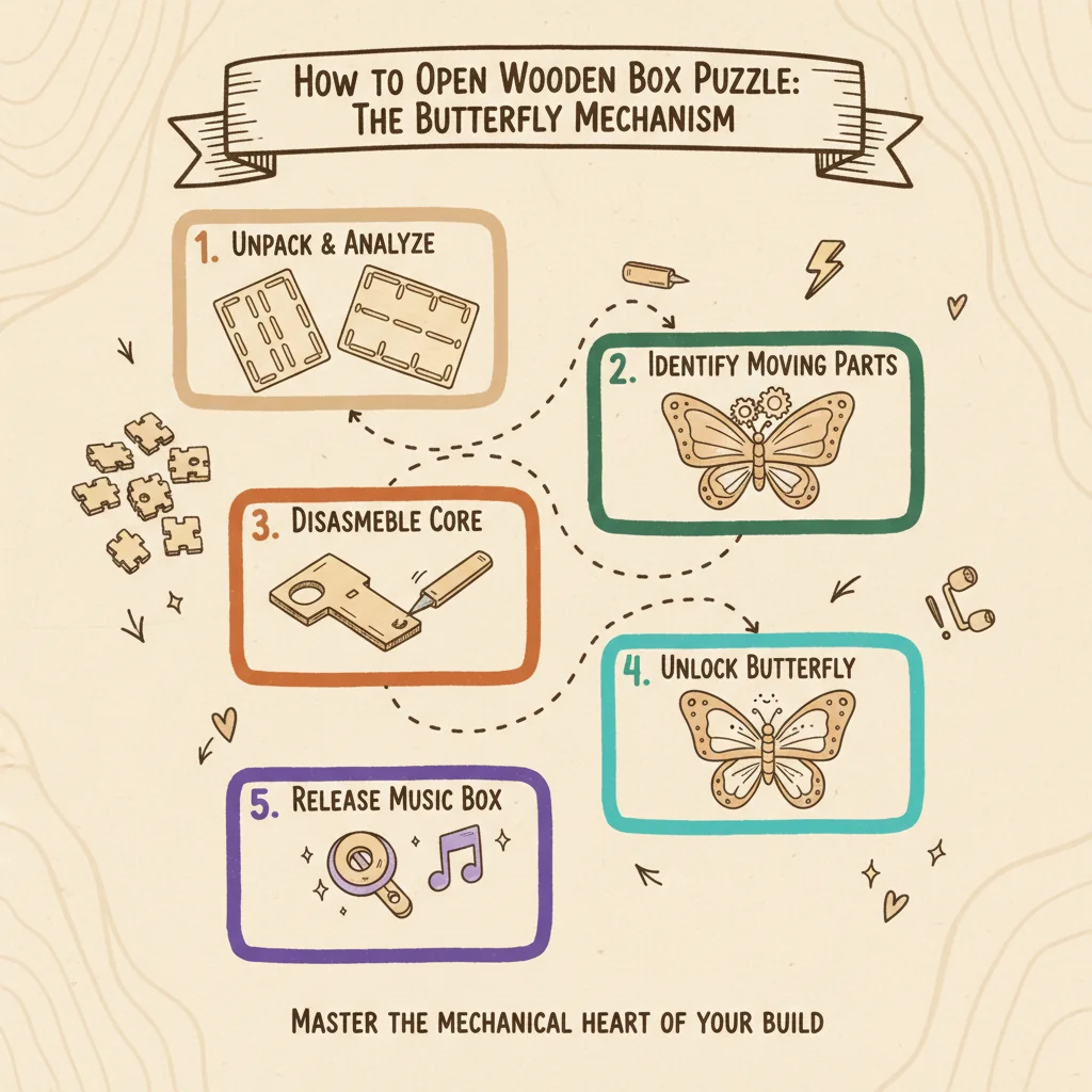 How to Solve the Layered Butterfly Wooden Music Box (Without Losing Your Mind)