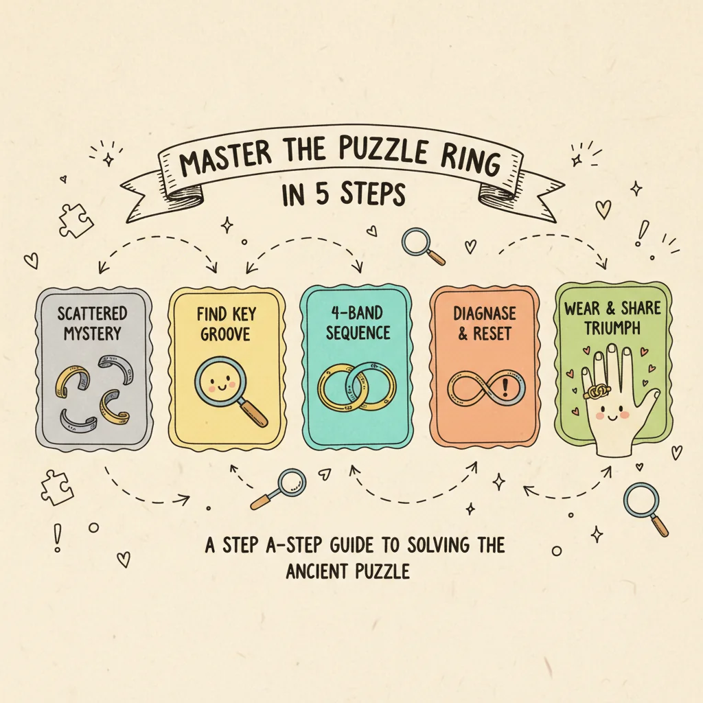 How to Put Together a Puzzle Ring: The Patient Craftsman's Method 4 How to Put Together a Puzzle Ring: The Patient Craftsman's Method