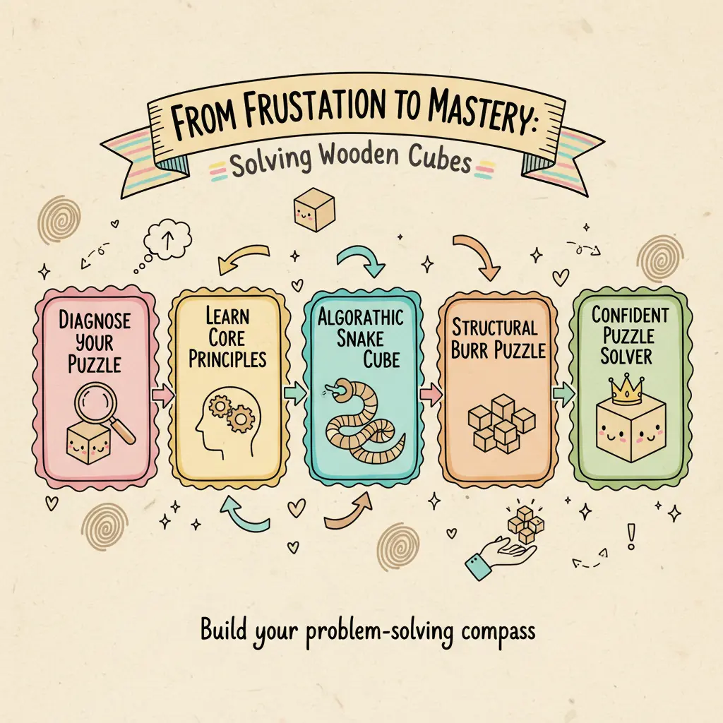 How to Solve a Wooden Cube Puzzle: Stop Turning, Start Thinking 5 How to Solve a Wooden Cube Puzzle: Stop Turning, Start Thinking