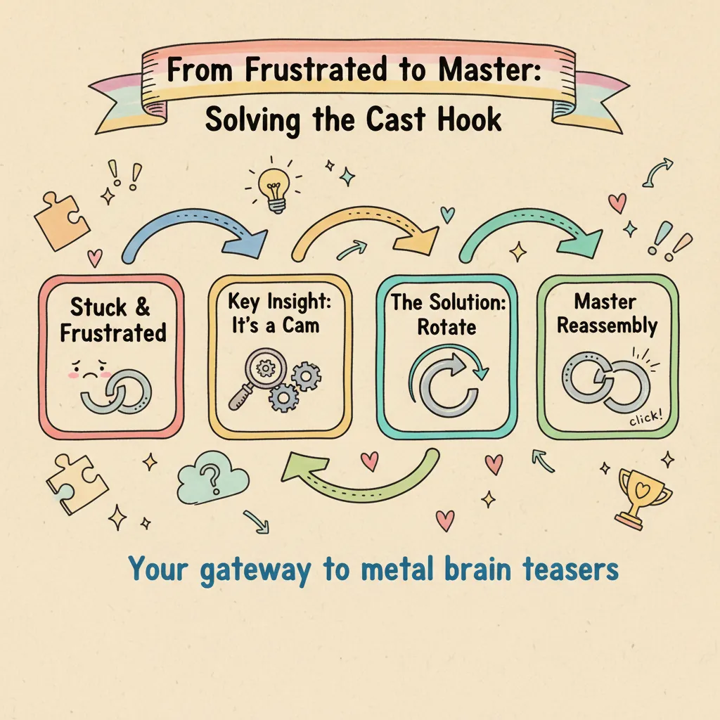 Your Hanayama Cast Hook Puzzle Solution: The 60-Second Method