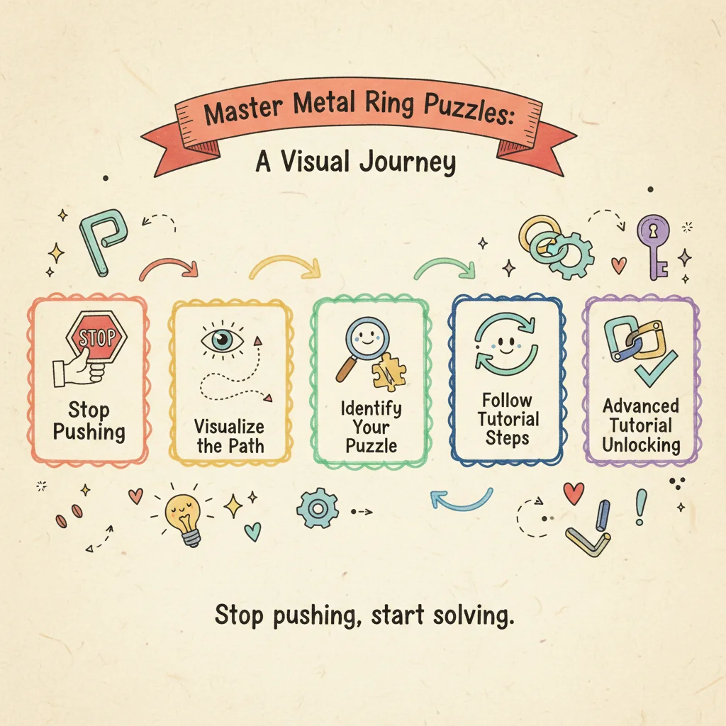 The 3-Step Mindset to Solve Any Metal Ring Puzzle in Your Hand