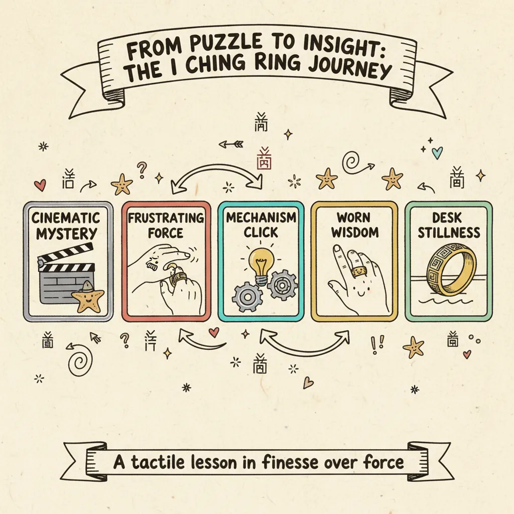 The I Ching Puzzle Toy: A Metal Starfish Ring That Teaches Patience