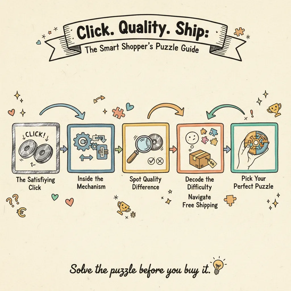 The Click That Hooks You: Buying an Interlocking Metal Disk Puzzle (With Free Shipping)