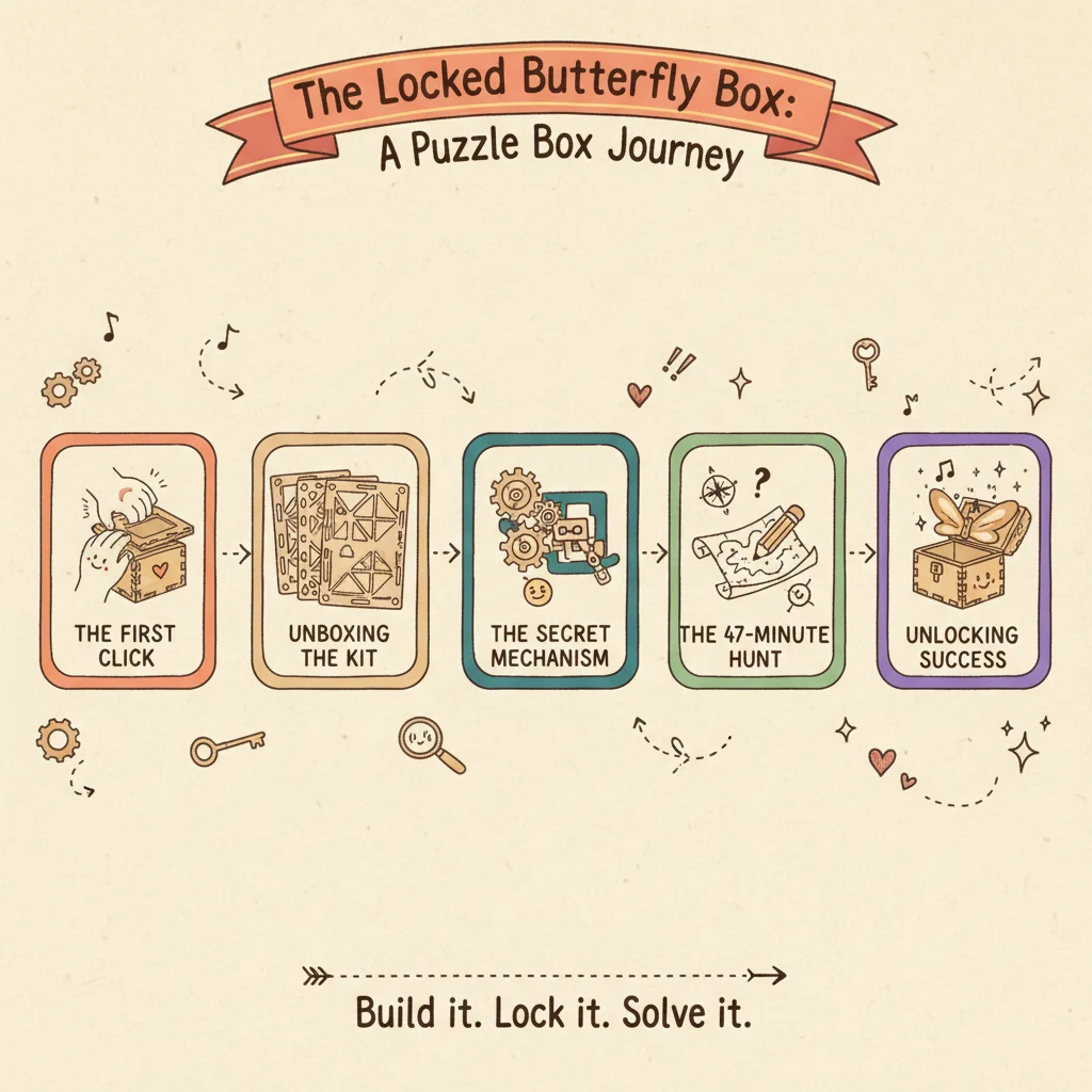 The Layered Butterfly Music Box: A Locking Puzzle That Unlocked My Patience