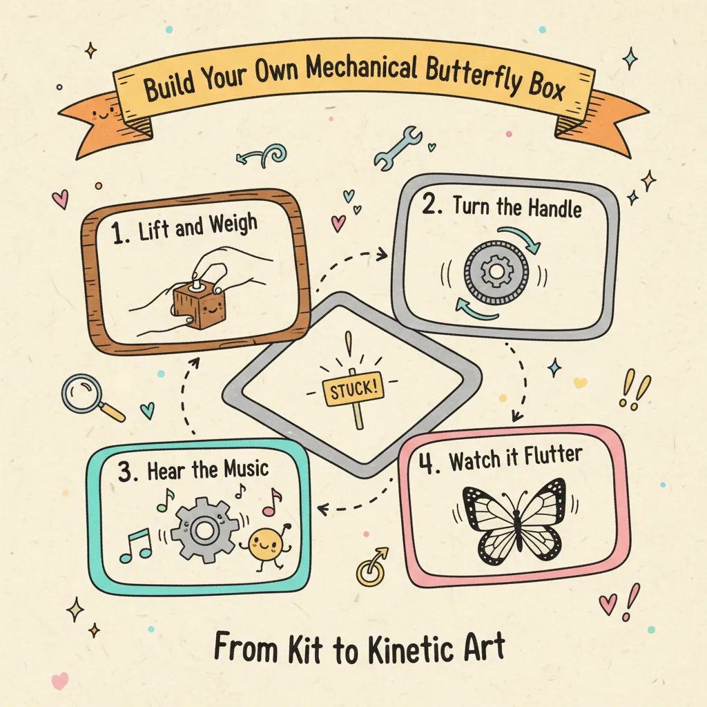 The Layered Butterfly Music Box: A Locking Puzzle That Unlocked My Focus
