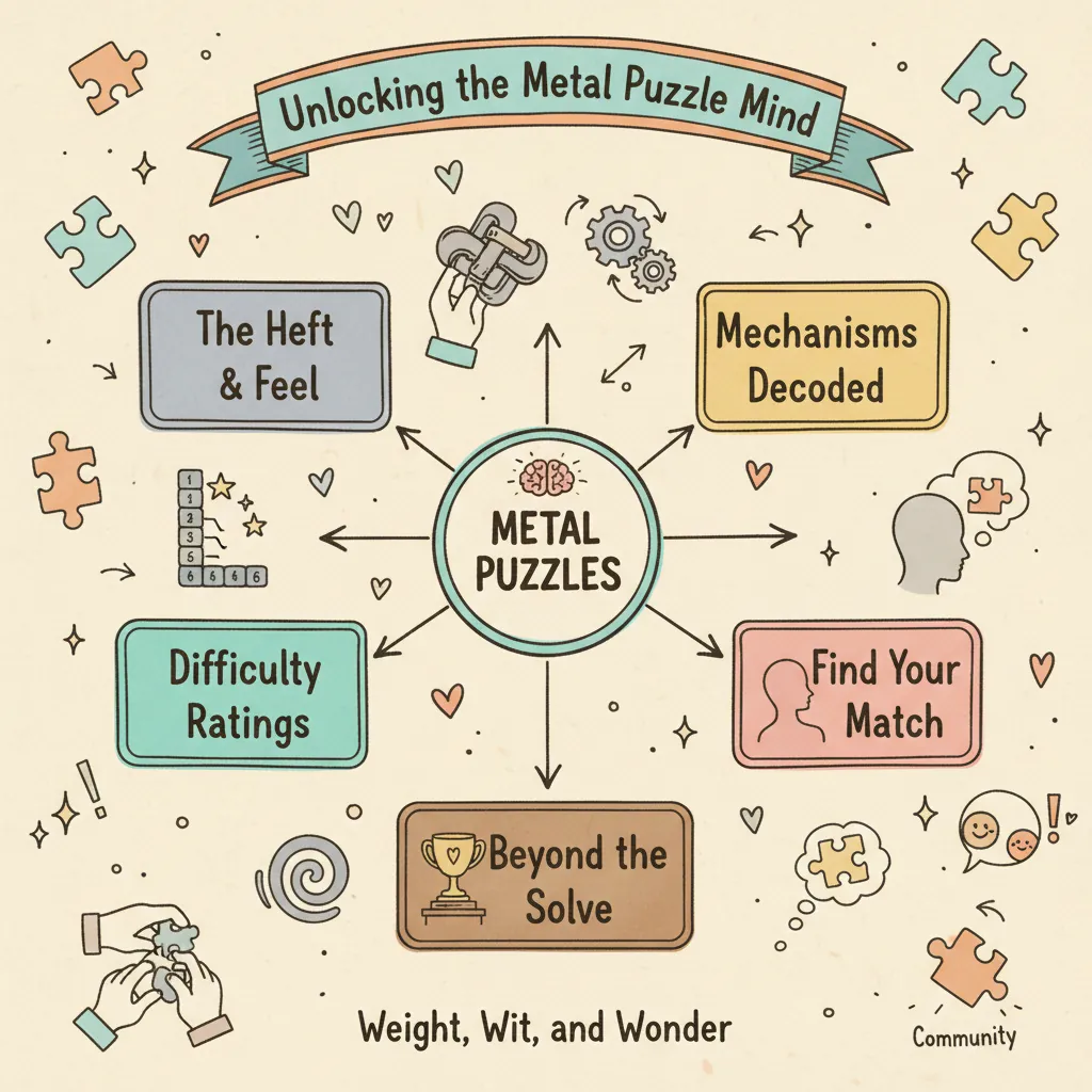 The Solver's Touch: Choosing Your Metal Brain Teaser Puzzle