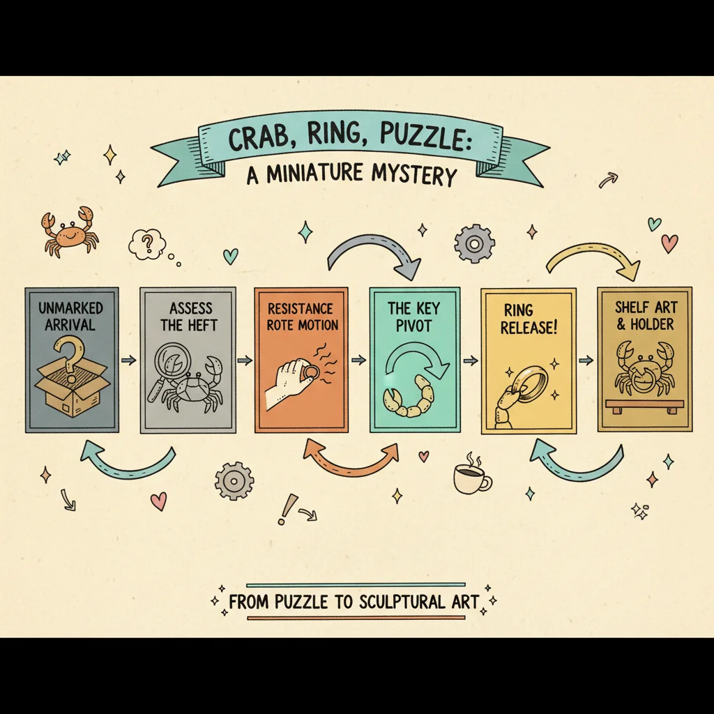 The Metal Crab Puzzle Gold Ring Gift: A Hands-On Test of a Mechanical Enigma