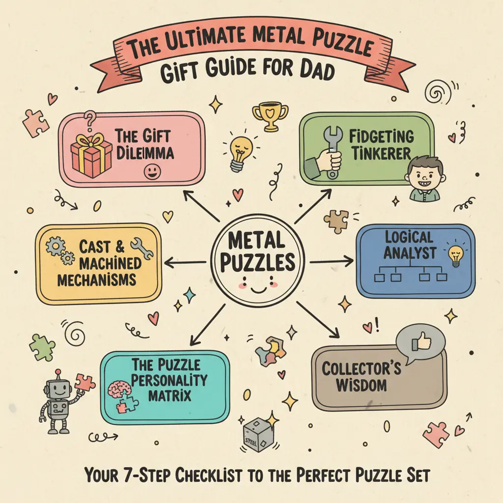The Smart Gifter's Guide to Metal Puzzle Sets for Dad