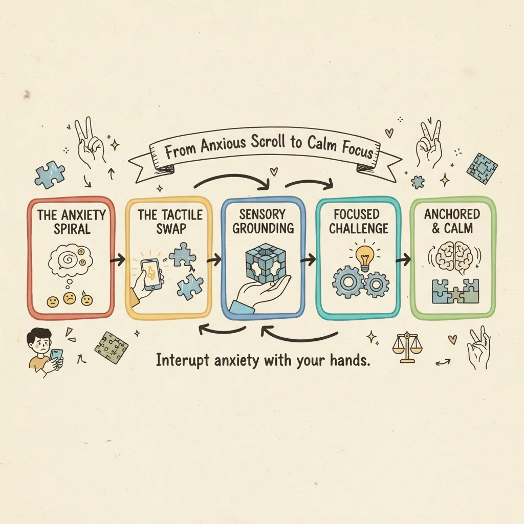 The 5-Piece Metal Puzzle Strategy for Quieting Your Anxiety 6 The 5-Piece Metal Puzzle Strategy for Quieting Your Anxiety