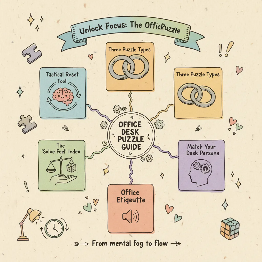 5 Office Desk Metal Brain Teasers Engineered for Focus, Not Frustration