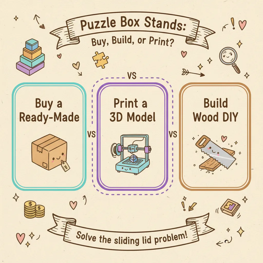 The Puzzler's Guide to Box Lid Holders: Buy, Build, or Print 1 The Puzzler's Guide to Box Lid Holders: Buy, Build, or Print