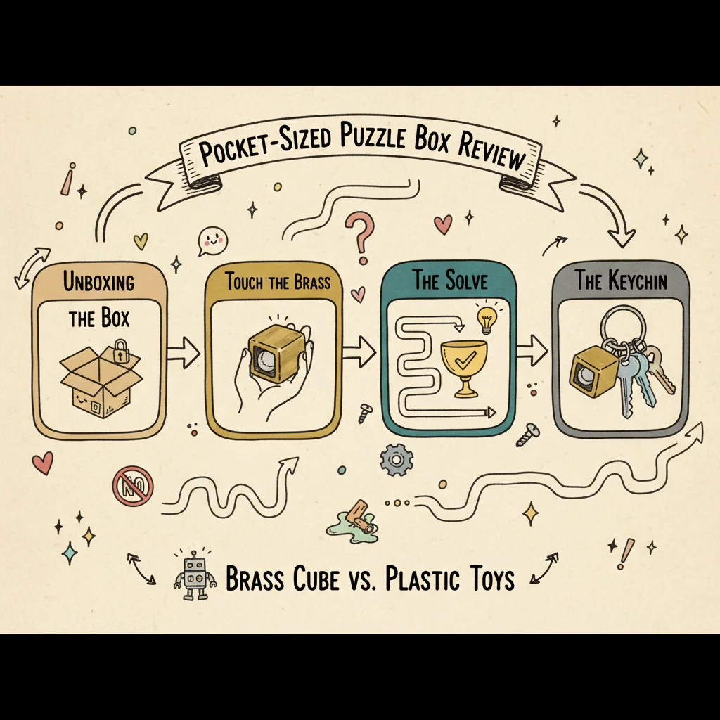 The Brass Cube Maze Puzzle Keychain: A Complete Hands-On Guide