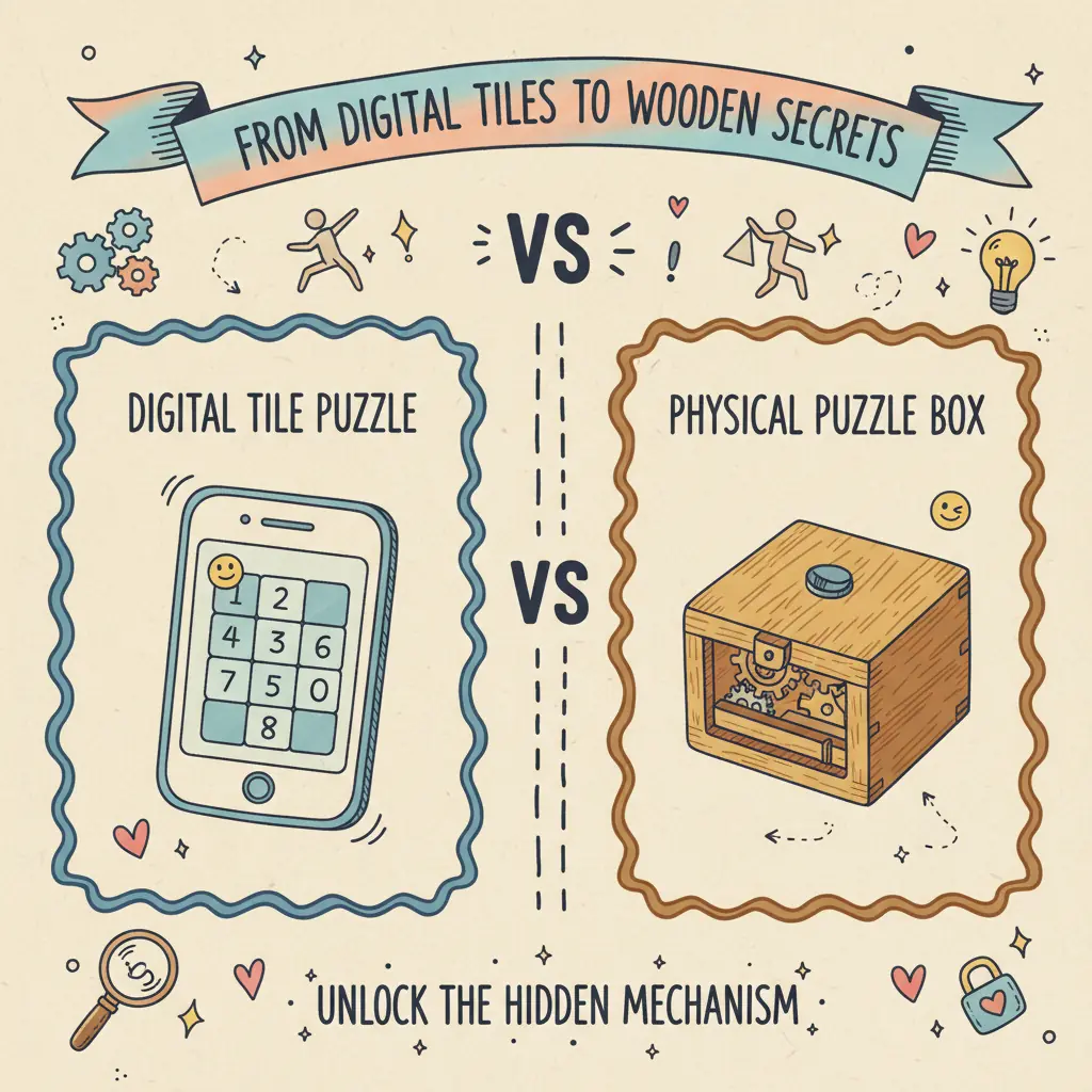 Slide Puzzle Boxes Decoded: From Digital Game to Heirloom Secret 4 Slide Puzzle Boxes Decoded: From Digital Game to Heirloom Secret