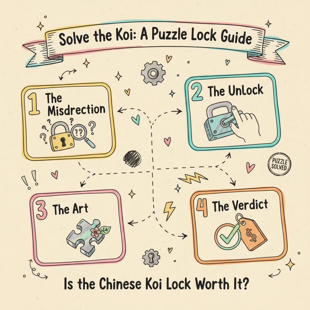 The Chinese Koi Puzzle Lock: A Hands-On Guide to the Ultimate Brainteaser Padlock 3 The Chinese Koi Puzzle Lock: A Hands-On Guide to the Ultimate Brainteaser Padlock