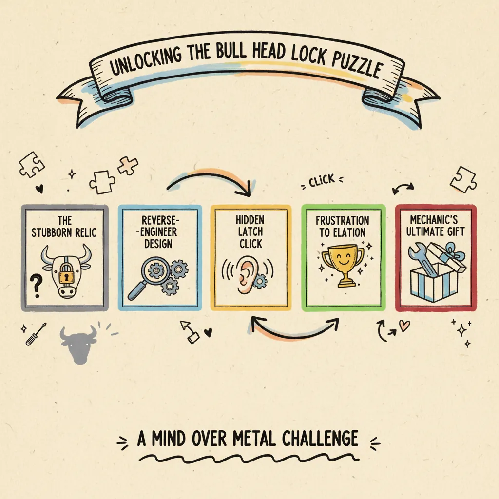 The Two Bull Head Lock Puzzle: A Test of Grit & Gifting 5 The Two Bull Head Lock Puzzle: A Test of Grit & Gifting