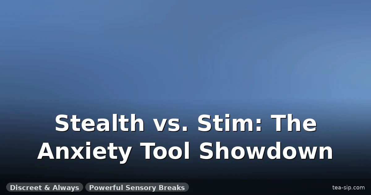 Anxiety Ring vs Fidget Toy: The Silent Showdown for Your Hands