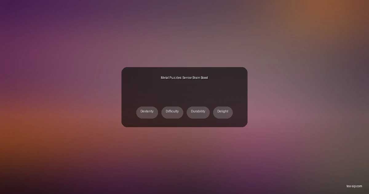 7 Best Metal Brain Games for Seniors: A Heavier Kind of Workout