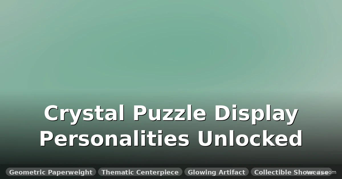 6 Best Crystal Puzzles for Display: Curated by Decor Style