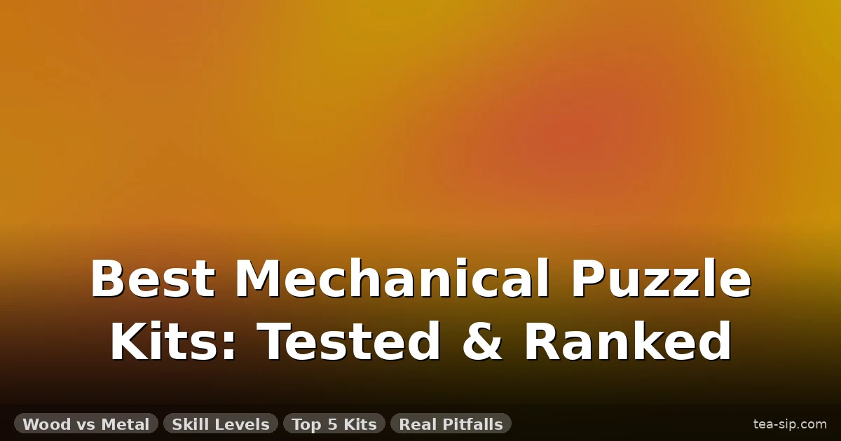 The 7 Best Mechanical Puzzle Kits for Adults: Tested Hands-On
