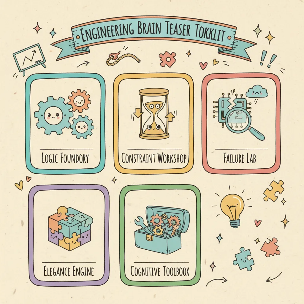 Brain Teaser Puzzles for Engineers: A 5-Part Cognitive Diagnostic