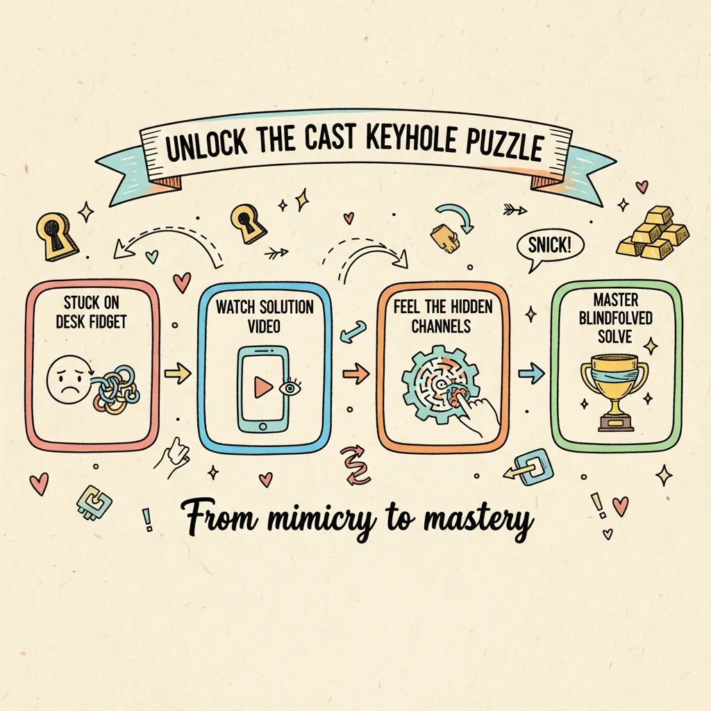 The 6-Minute Cast Keyhole Solution Video (Gold & Silver) 5 The 6-Minute Cast Keyhole Solution Video (Gold & Silver)