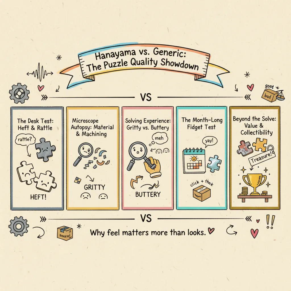 The Weighted Truth: A Forensic Cast Puzzle vs. Hanayama Quality Comparison