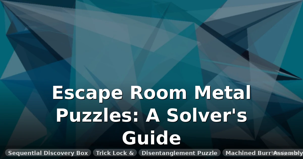 25+ Hours Tested: Your Escape Room Style Metal Puzzle Guide