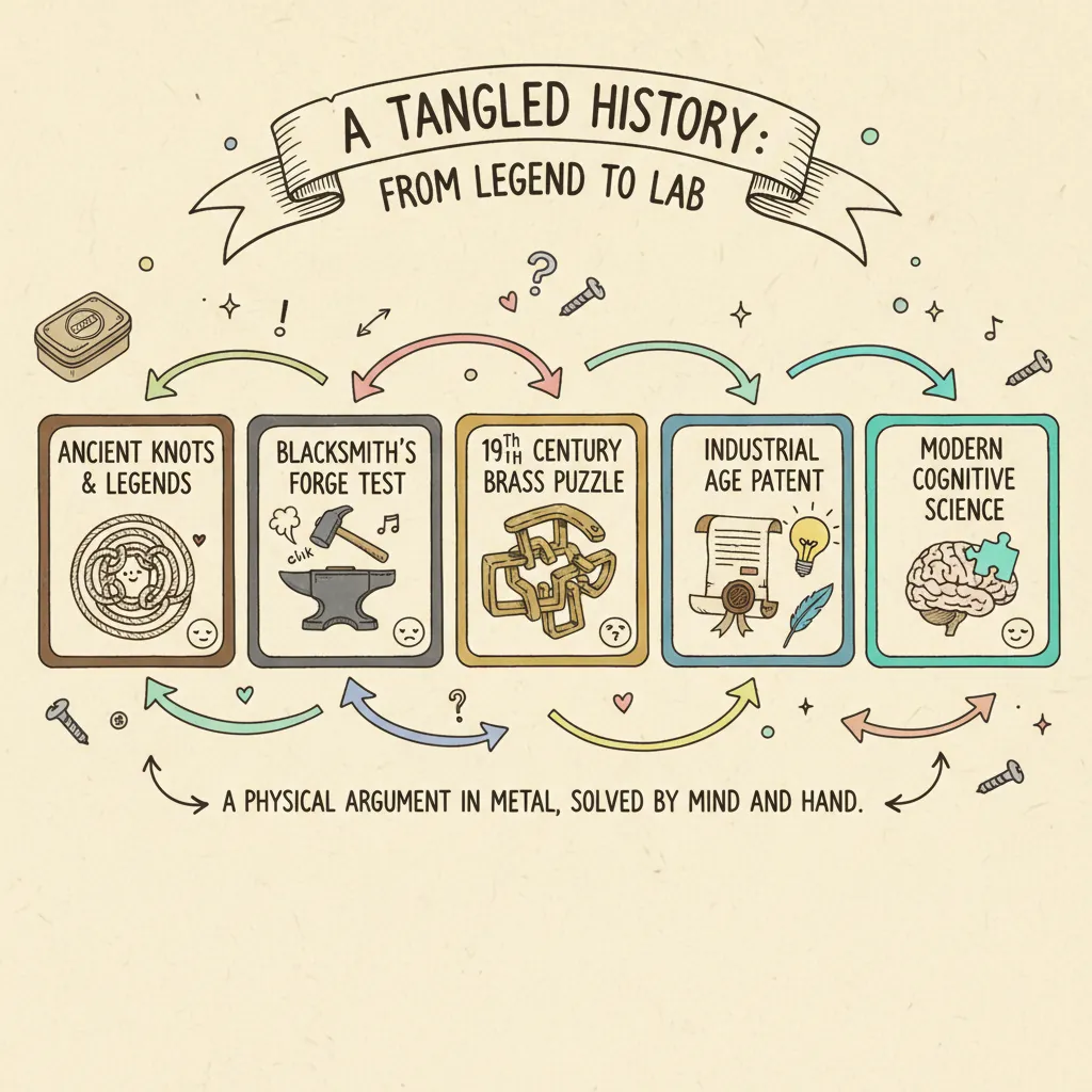 Unknotting Time: A Material History of Disentanglement Puzzles
