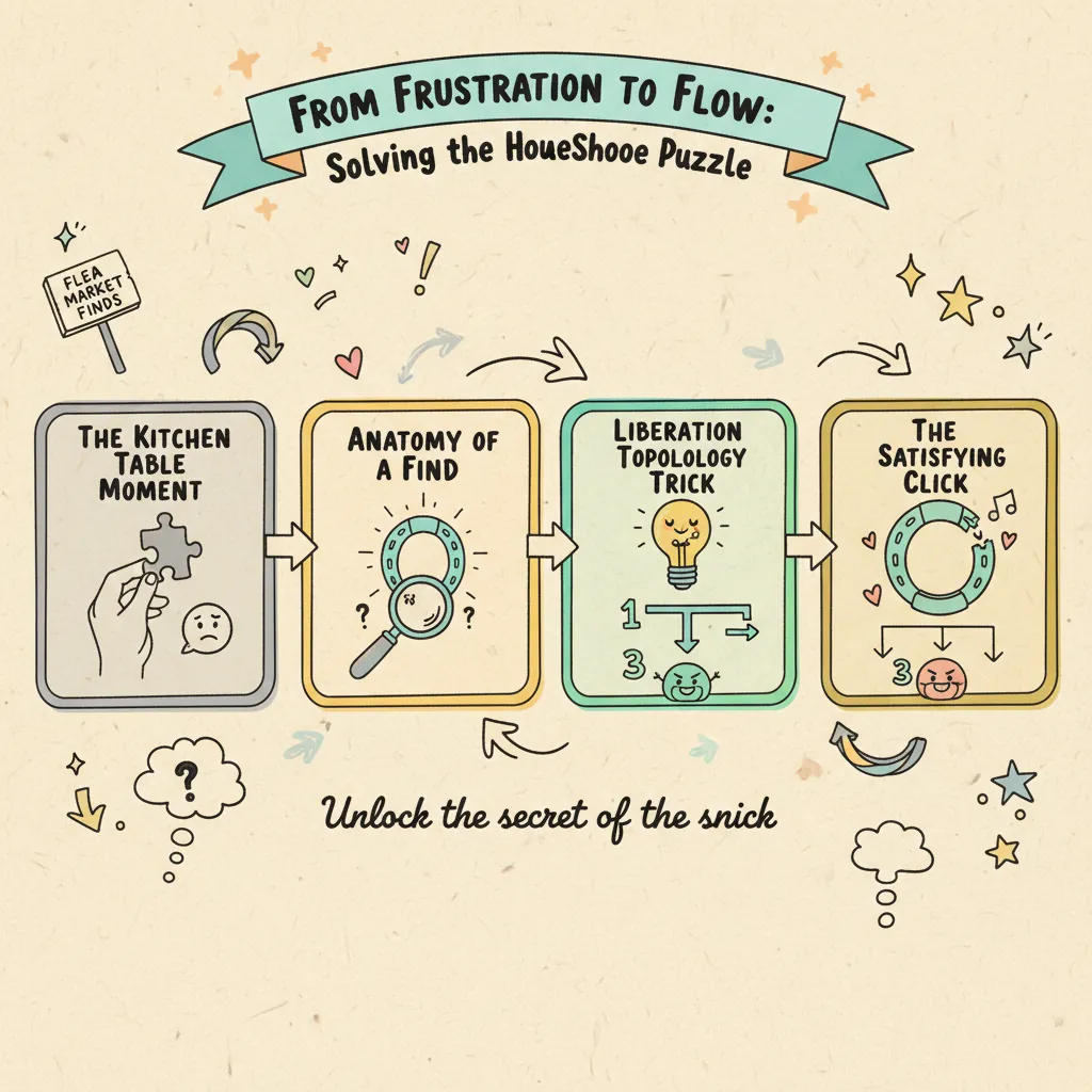 The Gap-Creation Trick: Solving the Classic Horseshoe Disentanglement Puzzle