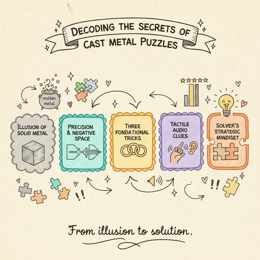 The Hidden Mechanics: How Do Cast Metal Puzzles Actually Work? 6 The Hidden Mechanics: How Do Cast Metal Puzzles Actually Work?