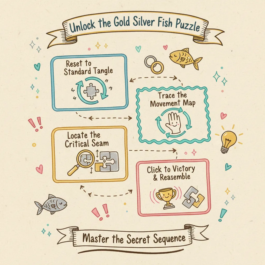 Gold Silver Double Fish Puzzle Solution: The One-Move You're Missing 4 Gold Silver Double Fish Puzzle Solution: The One-Move You're Missing