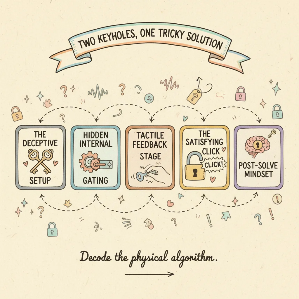 Two Keys, One Secret: The Deceptive Mechanics of a Trick Lock Puzzle