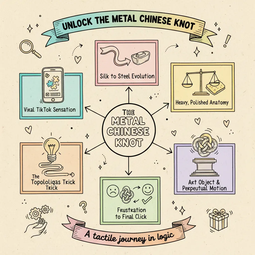 The Logic Puzzle in Your Palm: Decoding the Metal Chinese Knot
