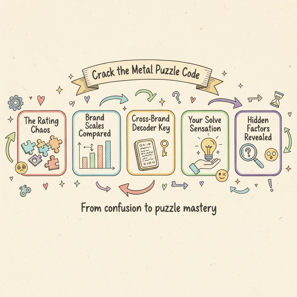 Metal Puzzle Levels Decoded: Your Rosetta Stone for Difficulty 6 Metal Puzzle Levels Decoded: Your Rosetta Stone for Difficulty