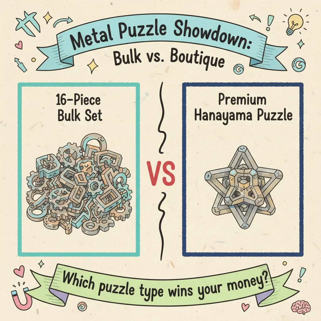 The $20 Experiment: Is a 16-Piece Metal Puzzle Set Real Value?