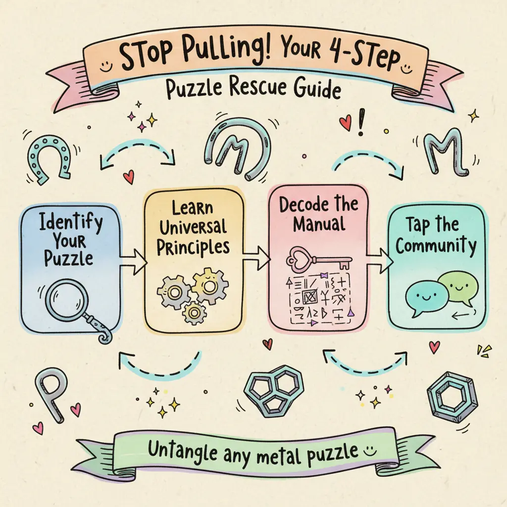 Metal Puzzle Solution Manual: Your Universal Decoder Ring for the Missing Paper