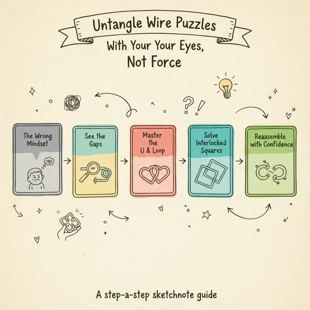 Metal Wire Puzzle Solution: Your 3-Step Visual Guide to Easy Steps