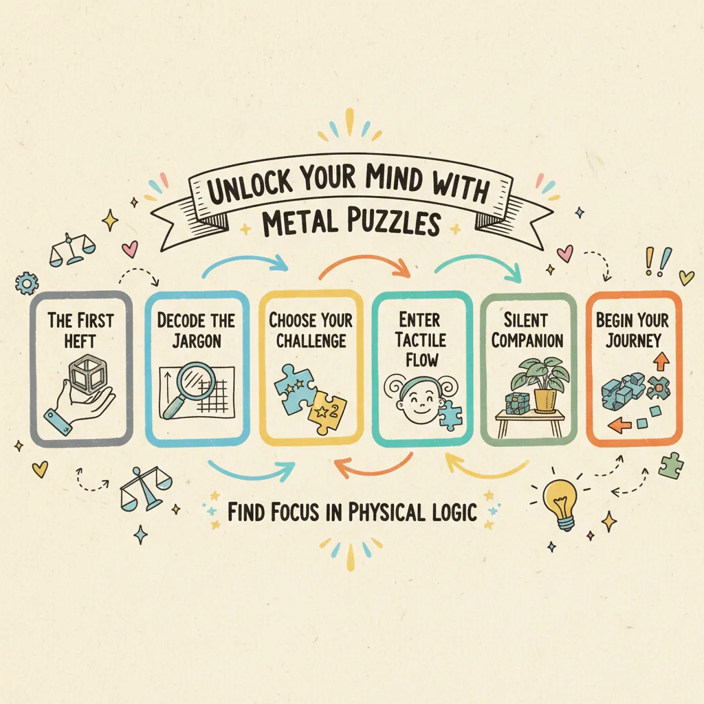 5 Precision Cast Puzzles, Curated for Your Desk