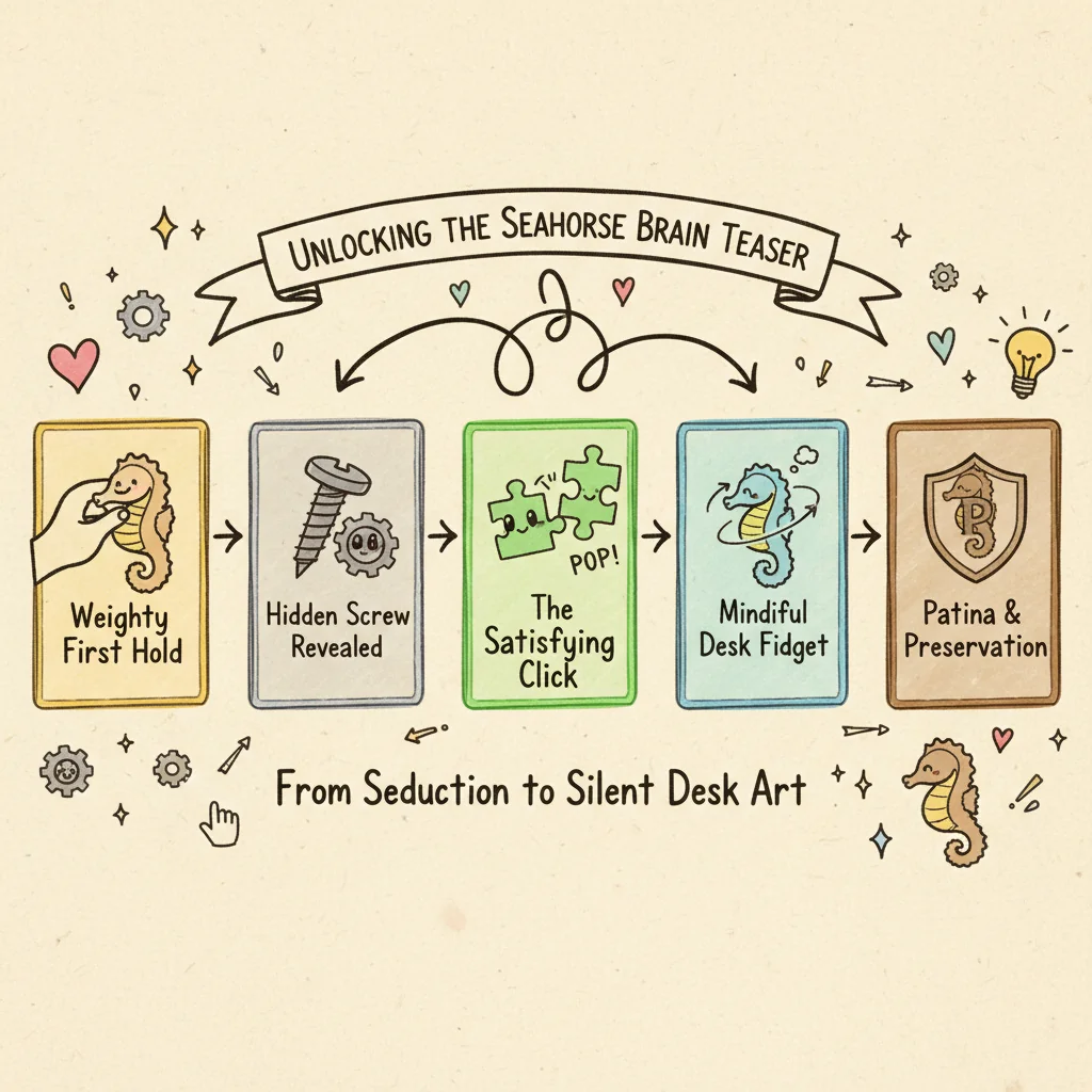 The Dual Seahorse Brain Teaser: A 5-Ounce Metal Mystery