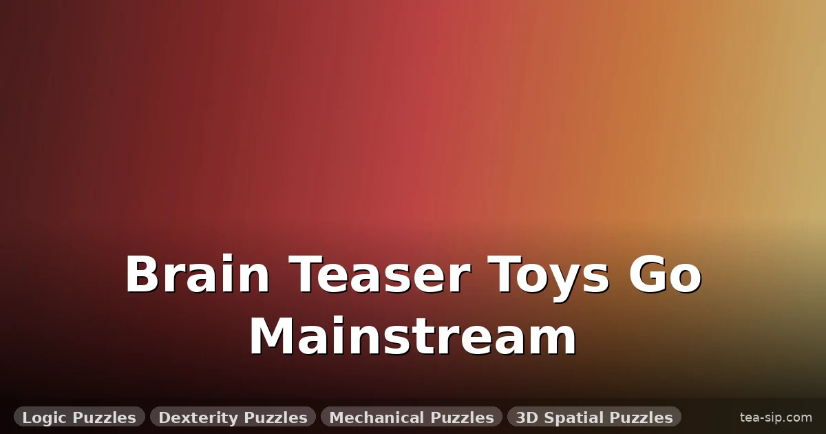 6 Brain Teaser Toys Going Mainstream in 2024 (And Why You Need One)