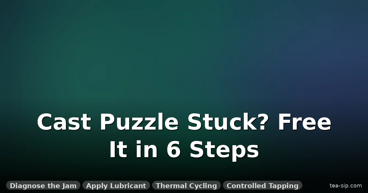 Cast Puzzle Won't Come Apart? 7 Safe Methods to Unstick It Now