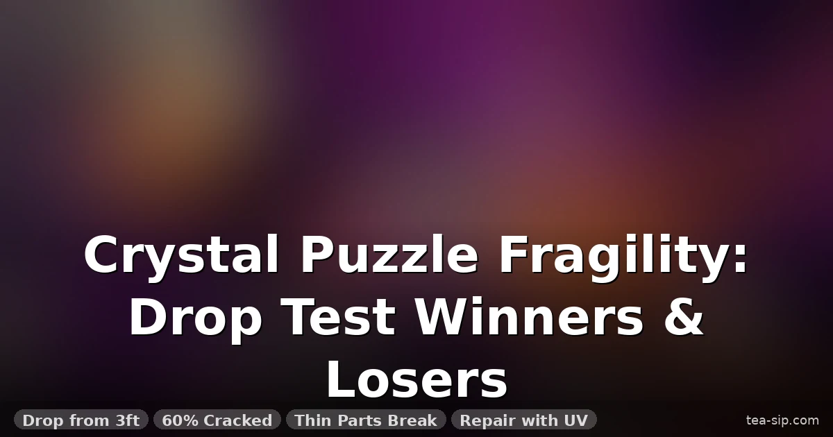 I Dropped 10 Crystal Puzzles: The Real Fragility Test Results