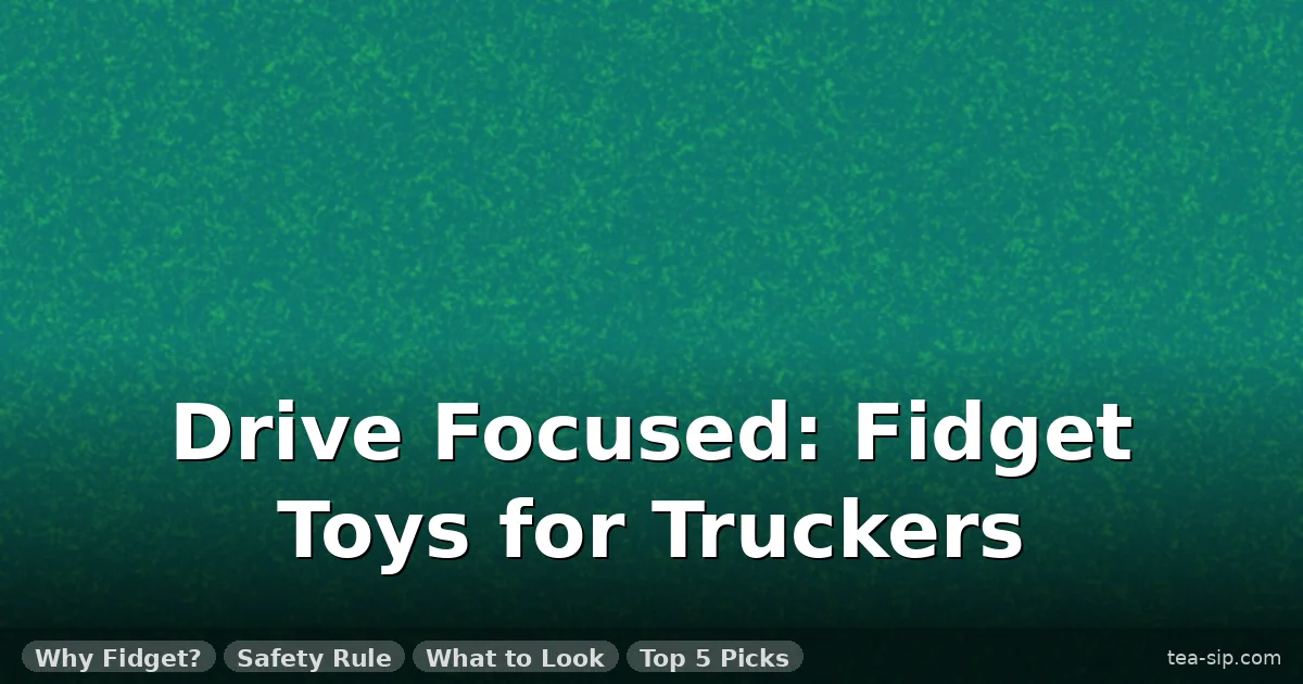 7 Fidget Toys for Truck Drivers That Won't Kill Your Focus – Road-Tested 5 7 Fidget Toys for Truck Drivers That Won't Kill Your Focus – Road-Tested