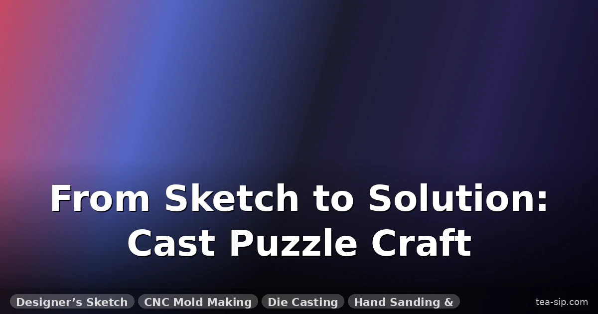 How Are Cast Puzzles Made: 7 Steps From Molten Zinc to Smooth Metal