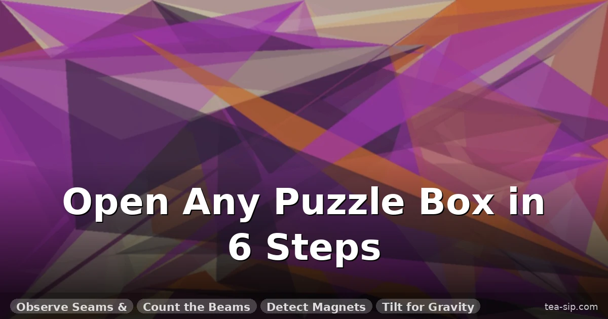 How to Open a Puzzle Box: Identify Your Lock Type in 30 Seconds 15 How to Open a Puzzle Box: Identify Your Lock Type in 30 Seconds