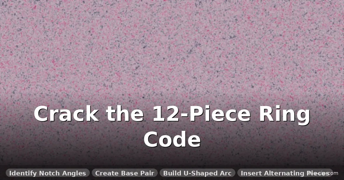 How to Solve a 12-Piece Metal Puzzle: 6-Step Guide with Notch Alignment Secrets 7 How to Solve a 12-Piece Metal Puzzle: 6-Step Guide with Notch Alignment Secrets